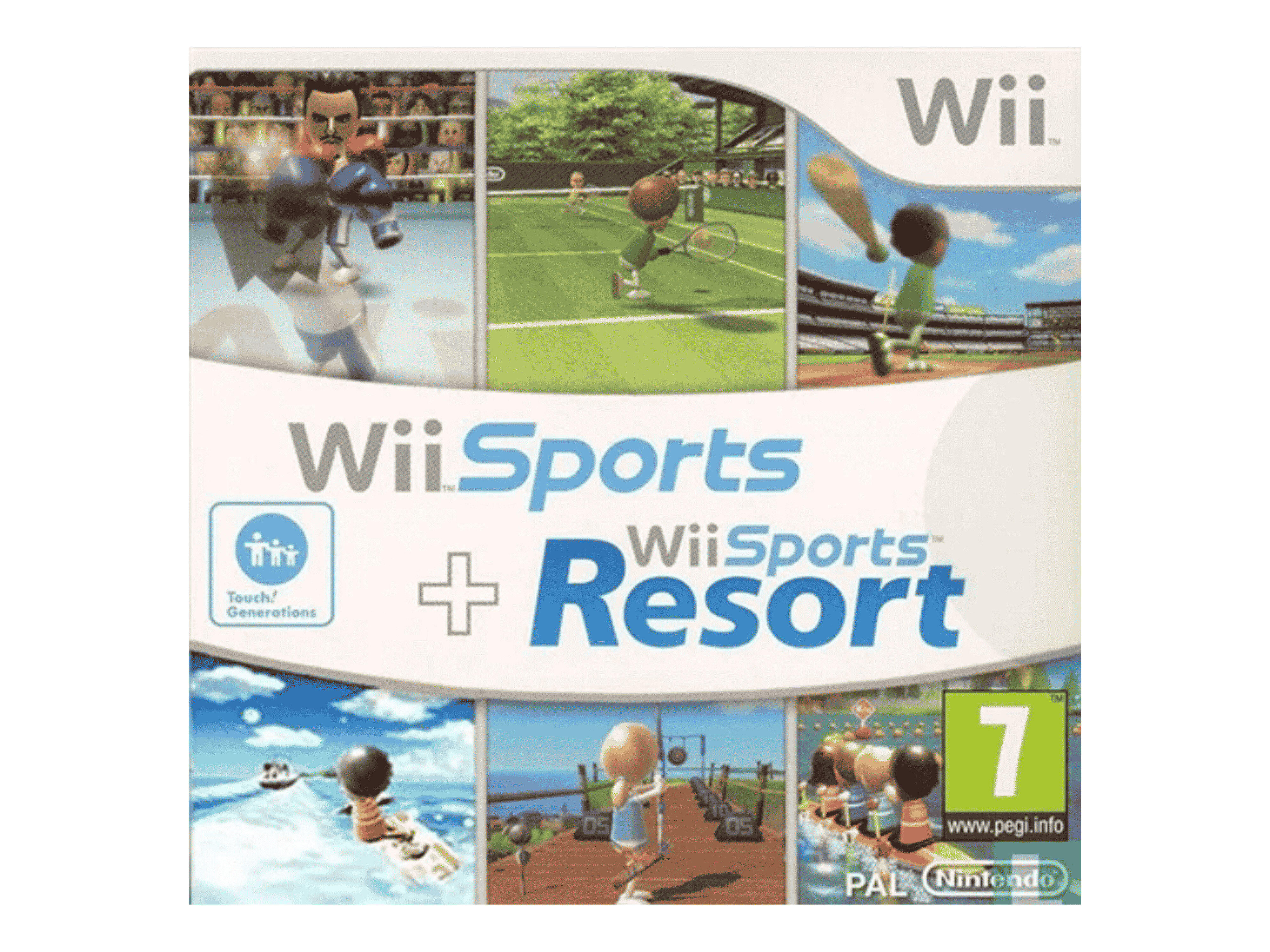 Wii Sports + Wii Sports Resort (Cardboard Sleeve)