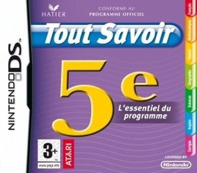 Tout Savoir 5e - L'Essentiel du Programme