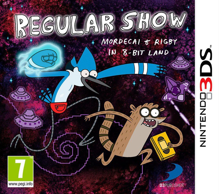 Regular Show - Mordecai and Rigby in 8-bit Land