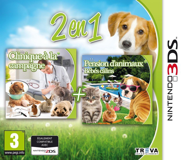 2 in 1 - My Vet Practice 3D - In the Country + My Baby Pet Hotel 3D