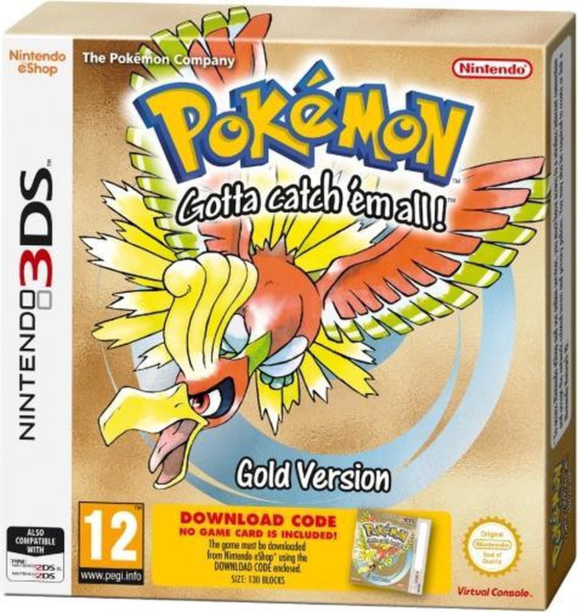 Pokémon Gold Version (Complete - No Download Code)