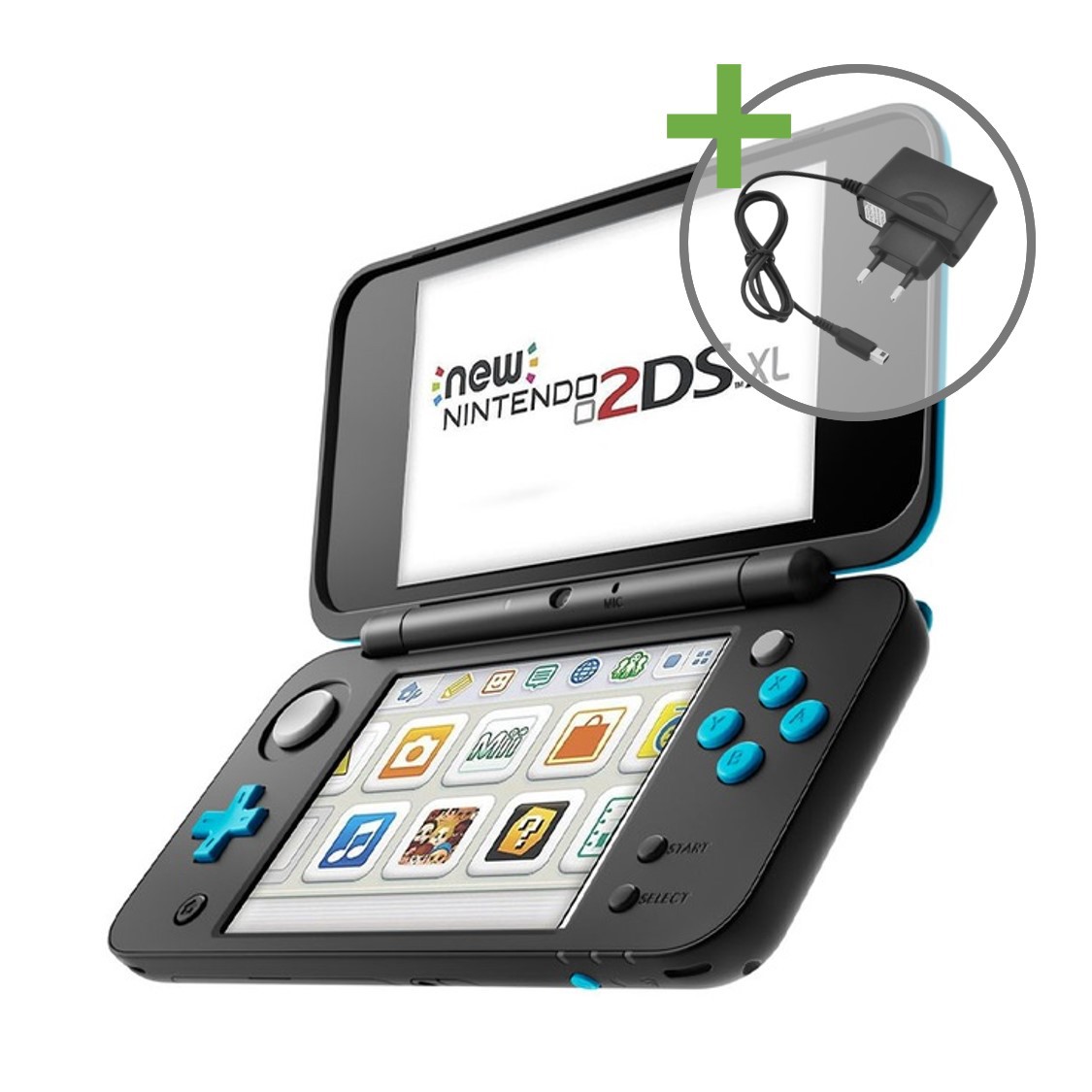 New Nintendo 2DS XL - Black/Turquoise