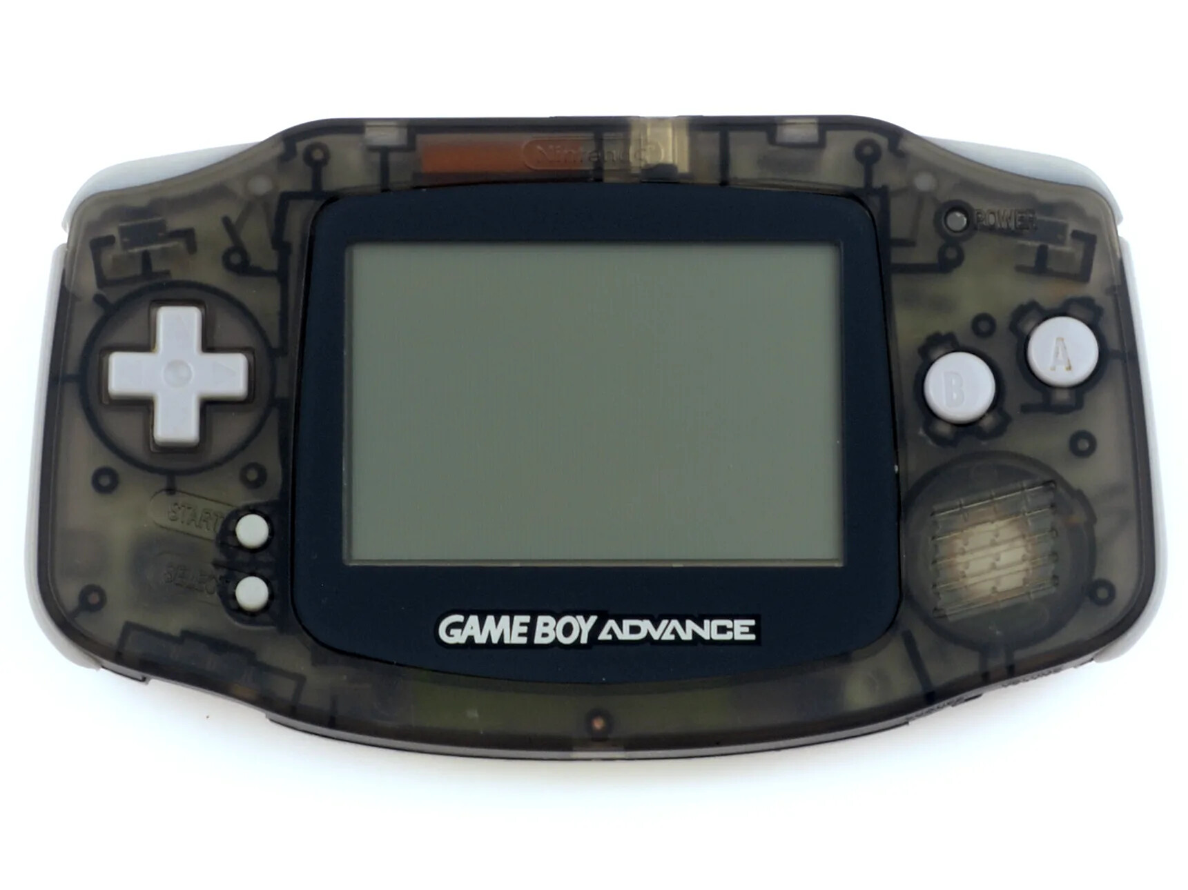 Gameboy Advance Transparent Black
