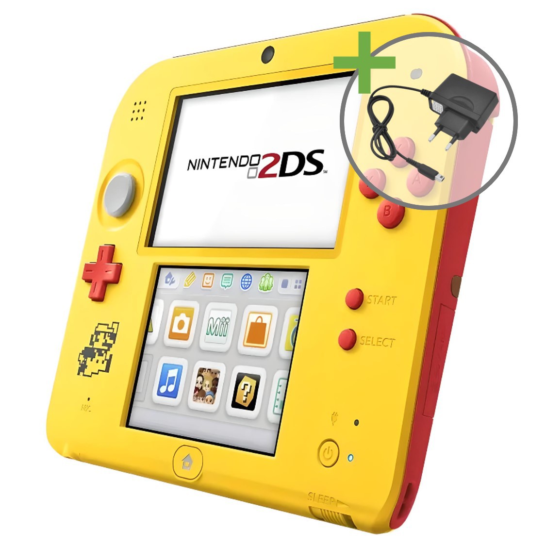 Nintendo 2DS - Yellow/Red (Super Mario Maker)