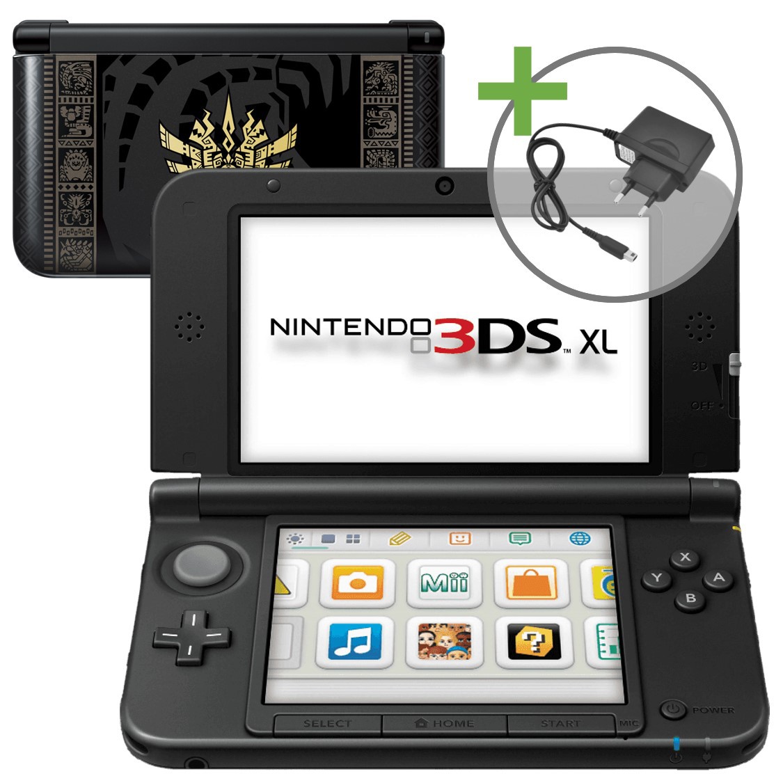 Nintendo 3DS XL - Monster Hunter 4 Gore Magala Black Edition