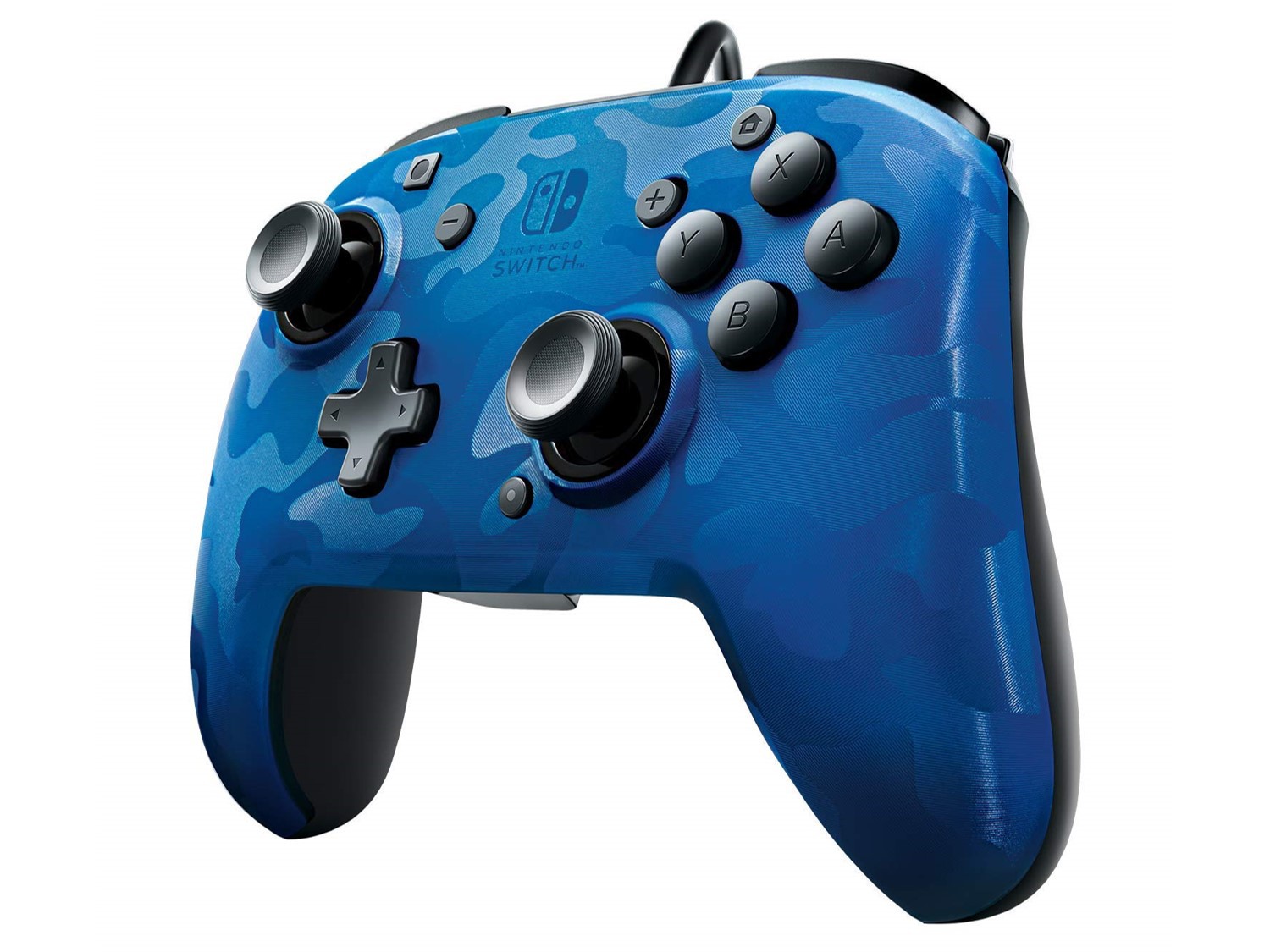 PDP Nintendo Switch Faceoff Deluxe Gaming Controller - Blue Camo