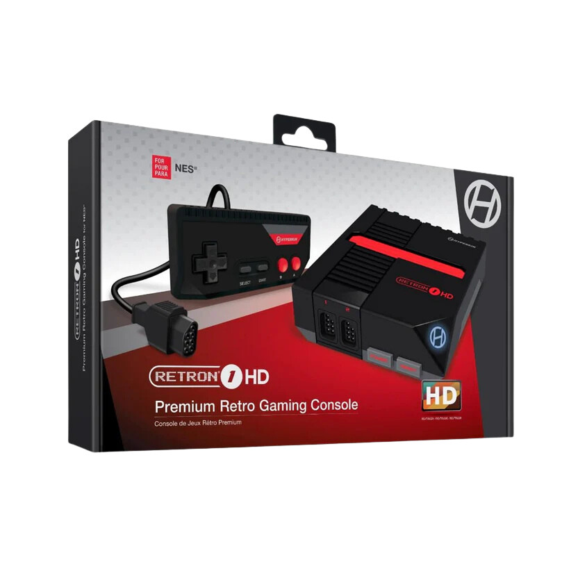 Hyperkin RetroN 1 HD NES Gaming Console Starter Pack - Black